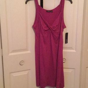 NWT Apt 9 fuchsia knot sleeveless dress